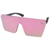 Gafas de sol retro de montura grande coloridas transfronterizas personalidad tendencia europea y americana procesamiento personalizado de gafas de sol para mujer 2185
