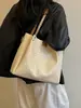 Bolso tote tejido Yuezhi para mujer, nuevo de verano 2026, moderno, simple, de gran capacidad, a la moda, para hombro y cruzado