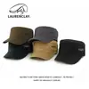 Chapéus de Algodão Novos para Homens para Primavera e Verão, Chapéus de Topo Reto, Chapéus de Proteção Solar para Exterior, Bonés de Baseball Versáteis Casuais, Chapéus Militares para Mulheres