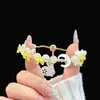 Nuevo Pulsera de Borla con Cuentas de Estilo Chino, Exquisita y a la Moda, de Nicho, Bidimensional, Lujo Ligero, Versátil, Apilable, Pulsera de Cuentas Impresionantemente Hermosa