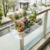 Suporte de flores, prateleira de armazenamento, suporte para pendurar vasos de flores na varanda, grade de pendurar, arte em ferro para suculentas, suporte de flores para grade de peitoril de janela interna