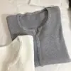 Nuevo Suéter de Punto Ajustado de Cuello Redondo de Manga Larga Fino para Mujer, Estilo Retro Otoño/Invierno, Capa Base