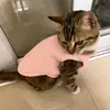 Ropa para Gato Gatito Anti-pelusa Otoño e Invierno Linda Gato Leche Gatito Mascota Chaleco Cálido de Lana de Cordero Ropa de Moda