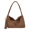 Outono/Inverno 2026 Novo Estilo Coreano Simples Moda Retrô Bolsa de Mão para o Trabalho Tendência Versátil Bolsa de Ombro Único para Sobrancelha