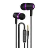 Em Estoque Fones de Ouvido com Fio 3.5mm Plug Direto Fones de Ouvido Intra-auriculares com Controle Remoto e Microfone Fones de Ouvido Universais para Celular Venda por Atacado