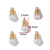 Acessórios de joias de liga leve de luxo, pingentes com incrustação de pérolas, decorações para pulseira, colar e chaveiro DIY, W893