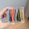 Goma Negra Desechable para el Cabello Banda Elástica Alta Elasticidad Anillo para el Cabello Infantil Accesorio para el Cabello para Niñas