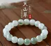 Pulseira de Contas de Abóbora de Seda Dourada Natural Jade Jade Colorido Cristal Multi-Tesouro Pulseira de Ágata Feminina