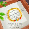 Pulseira Jinyan Gold Shop com contas de ouro, imitação de turquesa e ágata vermelha, estilo chinês, nova pulseira com vários tesouros para mulheres