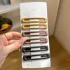 Presilha de Cabelo Exquisita com Franja Lateral Fosca para Mulheres, Acessório de Cabelo para Fios Soltos, Novo Modelo 2026, Grampo Reto, Presilha para Franja, Novo Produto
