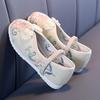 Zapatos Bordados de Estilo Étnico para Niñas, Zapatos Hechos a Mano para Niños Pequeños y Medianos, Zapatos de Princesa de Estilo Étnico, Zapatos para Niños, Zapatos de la Dinastía Han, Zapatos de Rendimiento de Estilo Antiguo