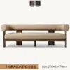 Sofá Externo Pátio Varanda Sofá de Teca Liga de Alumínio Jardim Externo Design Elegante Conjunto Combinado de Móveis de Madeira Maciça