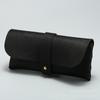 24 estuche blando negro con patrón de cruz y hebilla, para gafas, estuche de cuero para gafas de sol, bolsa de almacenamiento para gafas de sol, LOGO imprimible
