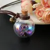 Adorno para Colgar en el Coche Pequeña Crisantemo Bola de Cristal Colgante para Coche Colgante de Perfume para Coche Estilo Fresco Artístico Decoración para Colgar en el Coche para Mujeres