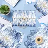 Papel Copia Wx190 Glicinia Azul 17g Papel de Envoltura a Prueba de Humedad para Dulces de Regalo Papel Decorativo Hoja de Glicinia Pera