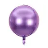 Globo Redondo de Papel de Aluminio Colorido Láser Plata Oro Disco para Fiesta de Cumpleaños Ktv 22 Pulgadas 4D Disco