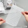 Bolsa Ziplock de Renda Branca com Tela de Alta Aparência Embalagem para Cartão Presente Bolsa Autoadesiva Criativa Embalagem Pequena para Cartão