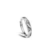 Anillo de pareja de ciervo ballena anillo de plata tailandesa viejo retro todo el camino regalo de San Valentín para ti venta al por mayor de fábrica