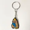 Chaveiro Série Kapibala Novo Transfronteiriço de Borracha Macia PVC Chaveiro Criativo DIY Pingente de Lembrança Pronto para Venda