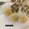 Nuevos Racimos Artificiales de Bolas de Cebolla y Dientes de León, Decoración de Boda y Hogar en Color Otoñal, Flores Falsas, Accesorios para Arreglos Florales DIY