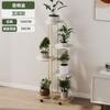 Indoor Household Floor-standing móvel multi-camada rack de flores sala de estar luz luxo decorativo prateleira de flores simples rack de armazenamento de ferro