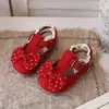 Zapatos Planos de Cuero con Tira en T Mate para Niñas 2026 Zapatos Planos de Punta Cuadrada y Suela Baja para Niños Mocasines de Moda Versátiles Nuevos de Primavera
