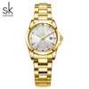 Relógio Feminino SK À Prova D'água Aço Inoxidável Relógio Feminino Moda Transfronteiriça Nicho Relógio Feminino Quartzo Relógio de Senhora