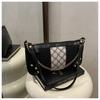 Bolso de Viajero Estilo Coreano para Mujer 2025 Nuevo Bolso Bagel Texturizado Bolso de Axila Bolso de Axila Portátil Simple Bolso de Hombro para Mujer