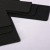 Porta-Panela de Feltro Preto Não Tecido Estilo Alemão Antiderrapante Almofada Isolante para Panela de Sopa Protetor de Panela Pacote Combinado Grande, Médio e Pequeno