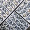 K9 Huazi corte boutique 12*13 ranura fondo puntiagudo decoración de diamante de corazón grande torcido Super flash cristal vidrio joyería para uñas