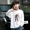 Camiseta Tendência Bonita Fashionável Manga Longa para Meninos Temporada Primavera Outono 2026 Estilo Coreano Infantil Bebê Desenho Algodão Puro Camada de Base Top T