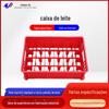 Yujia Plastic Soymilk Turnover Box Cesta de Bebidas Caixa de Leite de 4 Compartimentos Caixa de Armazenamento de Caixa de Cerveja Fornecimento de Fábrica