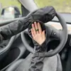 Mangas de Hielo con Protección Solar Guantes para Mujer Artefacto para Conducir en Verano Mangas de Herradura Protectores Sueltos para Brazos Mangas de Seda de Hielo Anti-UV Mangas para Manos