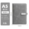 Cuaderno A5 Personalizado Oficina de Negocios Piel Suave Alto Valor Engrosado Hebilla Magnética Bloc de Notas de Conferencia con Logo Imprimible