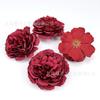 Cabeza de Rosa Simulada de 7 cm Pasador DIY Tocado Ropa Flor de Boda Pared de Flores Fiesta de Cumpleaños de Boda Accesorios para Fotos