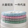 Cojín para Inodoro Otoño e Invierno Engrosado Cálido Felpa Tipo O Universal Cuatro Estaciones Funda para Inodoro Cojín para Inodoro Doble Estilo Nórdico