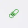 Llavero con Forma de U de Macarrón Esmalte de Colores Accesorio DIY Broche Figura de Ocho Broche con Forma de Camarón Perro Broche de Puerta Pequeña Aleación de Zinc
