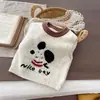 Conjunto de primavera para meninos 2026 novo estilo colete suéter de cachorrinho camisa xadrez calça lanterna conjunto de três peças para meninos