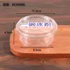 Tigela Transparente Redonda com Tampa para Embalagem de Gelo em Pó Bolinhos de Arroz com Gelo Tofu de Feijão Embalagem Descartável Caixa Espessa de Grau