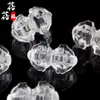 Beibeifu Cristal Blanco Natural Mortero Piezas Talladas Agujero Pasante Piezas Pequeñas Accesorios para Joyería DIY Al por Mayor