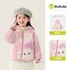 Abrigo infantil Dudu antiestático para otoño, tops para niños, ropa de otoño, ropa para niñas, lindo sombrero mágico, moderno