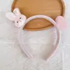 Faixa de Cabeça de Pelúcia para Lavar o Rosto para Mulheres, Adorável Novo Acessório de Cabeça de Desenho Animado, Máscara para Lavar o Rosto, Faixa de Cabelo, Faixa de Cabeça Antiderrapante, Acessórios de Cabelo