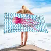 Toalla de Playa de Polar Unilateral de Comercio Exterior Microfibra Toalla de Baño para Playa Absorbente de Sudor Protector Solar Absorbente Toalla de Baño Verano Playa