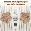 Amarres de Cortina Florales para Niños Estilo Coreano Estilo Ins, Correas de Amarre para Parasol de Coche, Cuerdas de Amarre para Mosquiteros