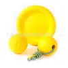 Fabricantes de Juguetes para Mordedura de Perro en stock Pelota Eva para Mordedura de Perro Juguete Molar Mordida Suave Eva Anillo de Tiro para Perro Frisbee