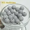 14mm Feijão Gelatina Creme Redondo Contas Coloridas DIY Feito à Mão Contas Corrente de Celular Acessórios de Joalheria Adorno de Cabeça Brincos Colar Doce