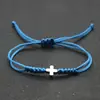 Pulsera de Cruz Nueva Europea y Americana Pulsera de Cuerda Roja Tejida a Mano Pulsera Fuente de Comercio Electrónico Transfronterizo