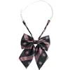 Corbata Jk Anudada a Mano para Mujer, Accesorio Decorativo Retro para Camisa Floja, Corbata de Lazo Estilo Universitario Japonés para Estudiante sin Nudo