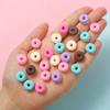 Carcasa de teléfono móvil parche DIY resina color dona accesorios comida y juego aretes broche pinza para el cabello material para tocado venta al por mayor