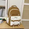 Mochila estilosa para meninas, alunos do ensino fundamental e médio, mochila de grande capacidade para alunos do ensino médio e universitários, mochila de viagem para laptop